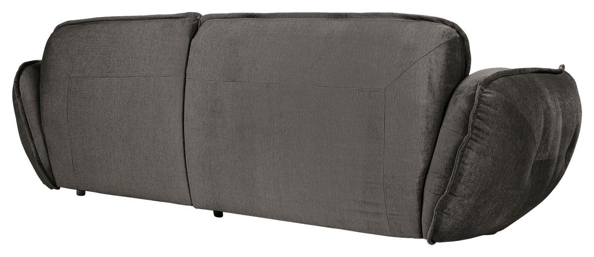 Ecksofa Fluffy Anthrazit S: 184x269 Cm - Anthrazit/Schwarz, MODERN, Textil (184/269cm) - Trendmanufaktur