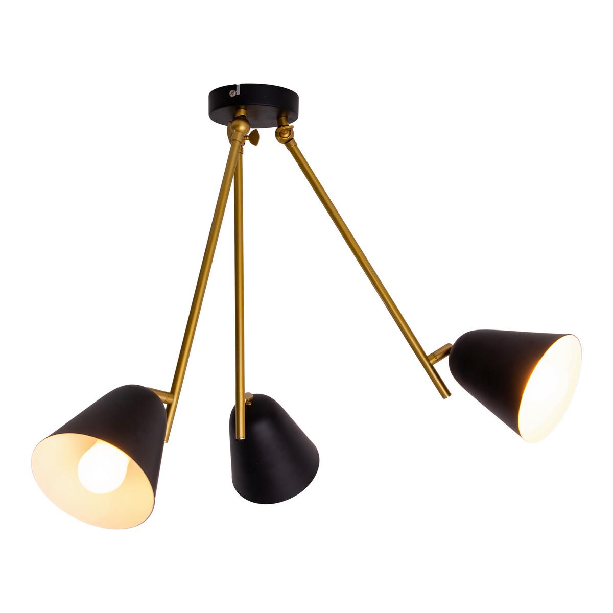 Deckenleuchte Triton Ø 50-95 cm 3-Flammig - Design, Metall (50-95/50cm) - Näve