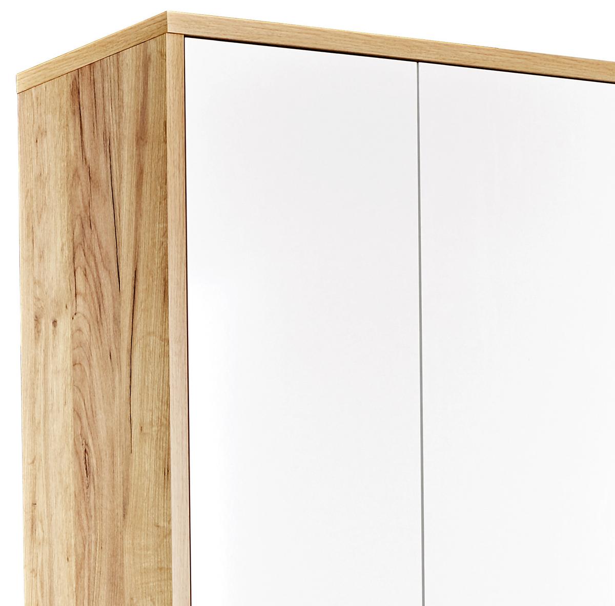 Aktaszekrény Profi - tölgyfa/fehér, Modern, faalapú anyag (75/220/35cm) - Ondega
