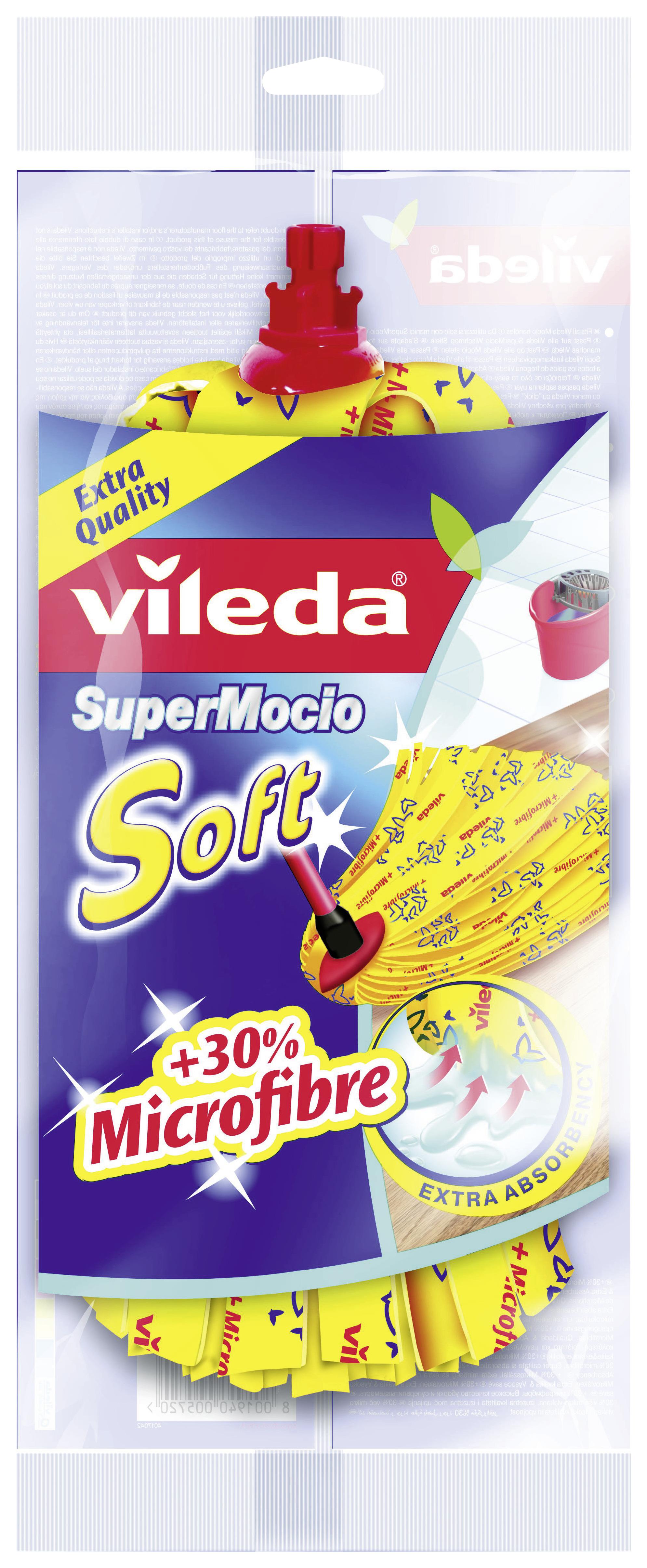 Ersatzmopp Super Mocio Soft - Gelb, KONVENTIONELL, Textil (8.8/36.5/15cm) - Vileda