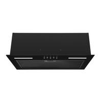 Beépíthető Páraelszívó Chb6bb.2 - fekete, Modern (55/17,4/28,5cm)