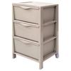 Allzweckwagen Futura Mit 3 Fächern Kunststoff B: 39,5 cm - Taupe, Basics, Kunststoff (38/39,5/57cm)