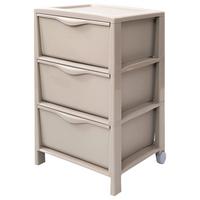 Allzweckwagen Futura Mit 3 Fächern Kunststoff B: 39,5 cm - Taupe, Basics, Kunststoff (38/39,5/57cm)
