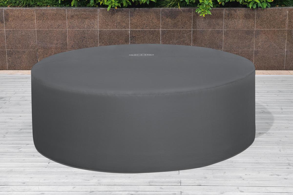 Whirlpoolabdeckung Sebastian - Dunkelgrau, KONVENTIONELL, Kunststoff (216/80cm) - Bestway