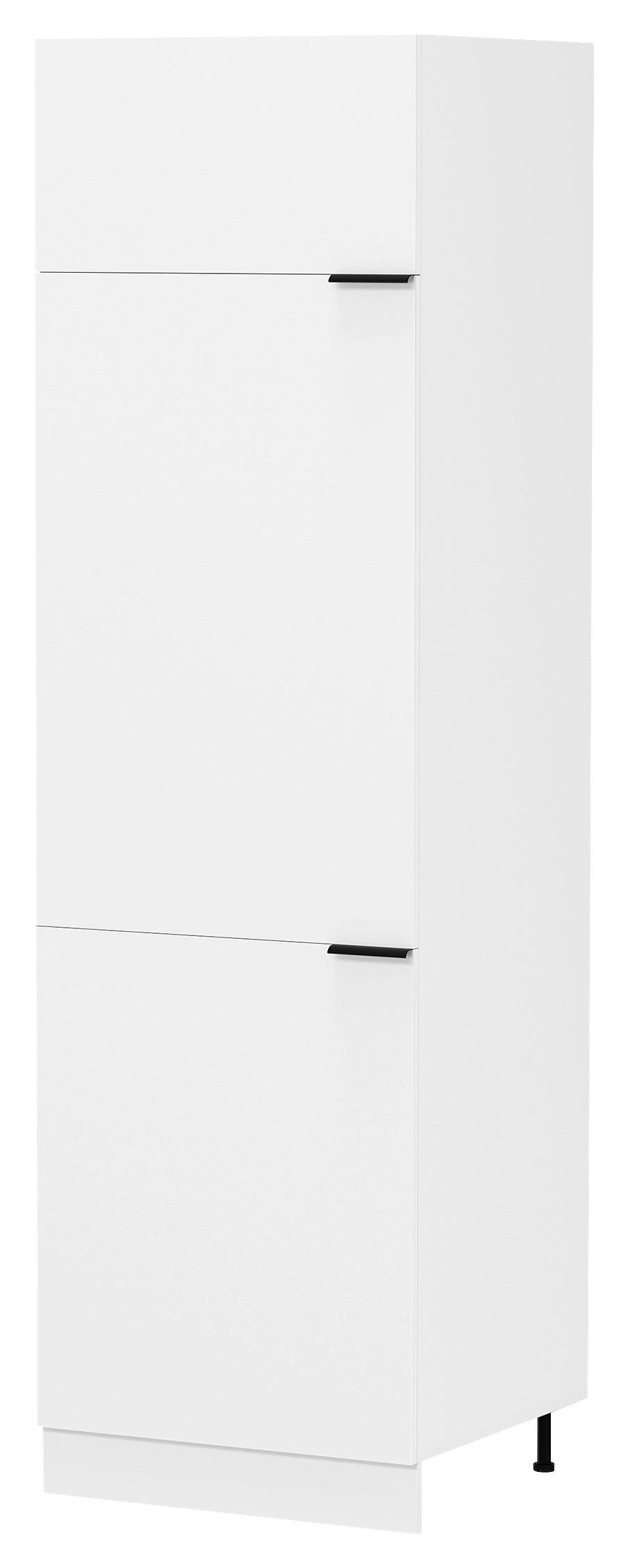 Geschirrschrank Fasola Weiß B: 60 Cm - Weiß, Trend, Holzwerkstoff/Kunststoff (60/207/57cm) - MID.YOU