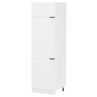 Geschirrschrank Fasola Weiß B: 60 cm - Weiß, Trend, Holzwerkstoff/Kunststoff (60/207/57cm) - MID.YOU