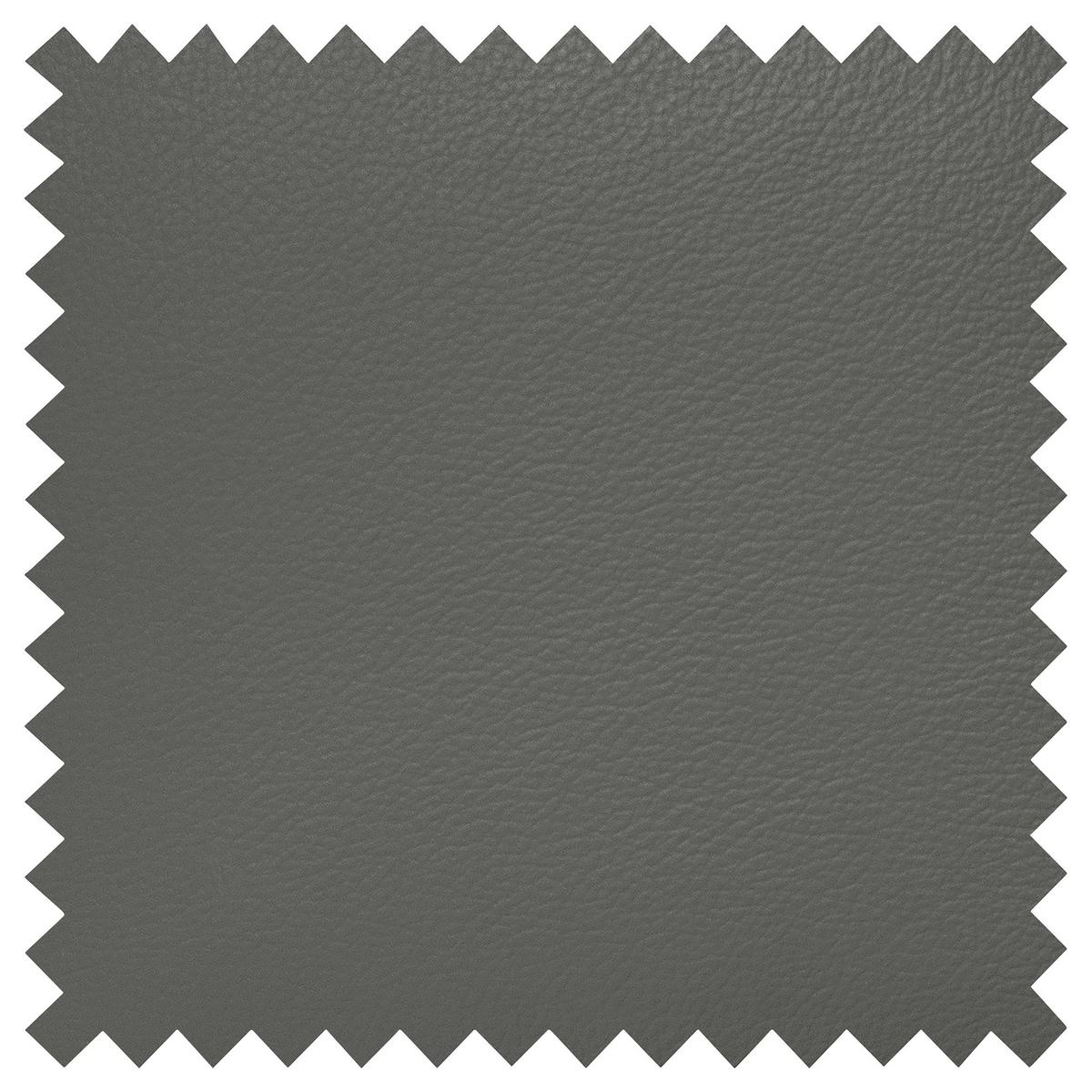 3-Sitzer-Sofa Oslo Anthrazit B: 205 cm - Anthrazit/Schwarz, Design, Leder (205/92/85cm) - Livetastic