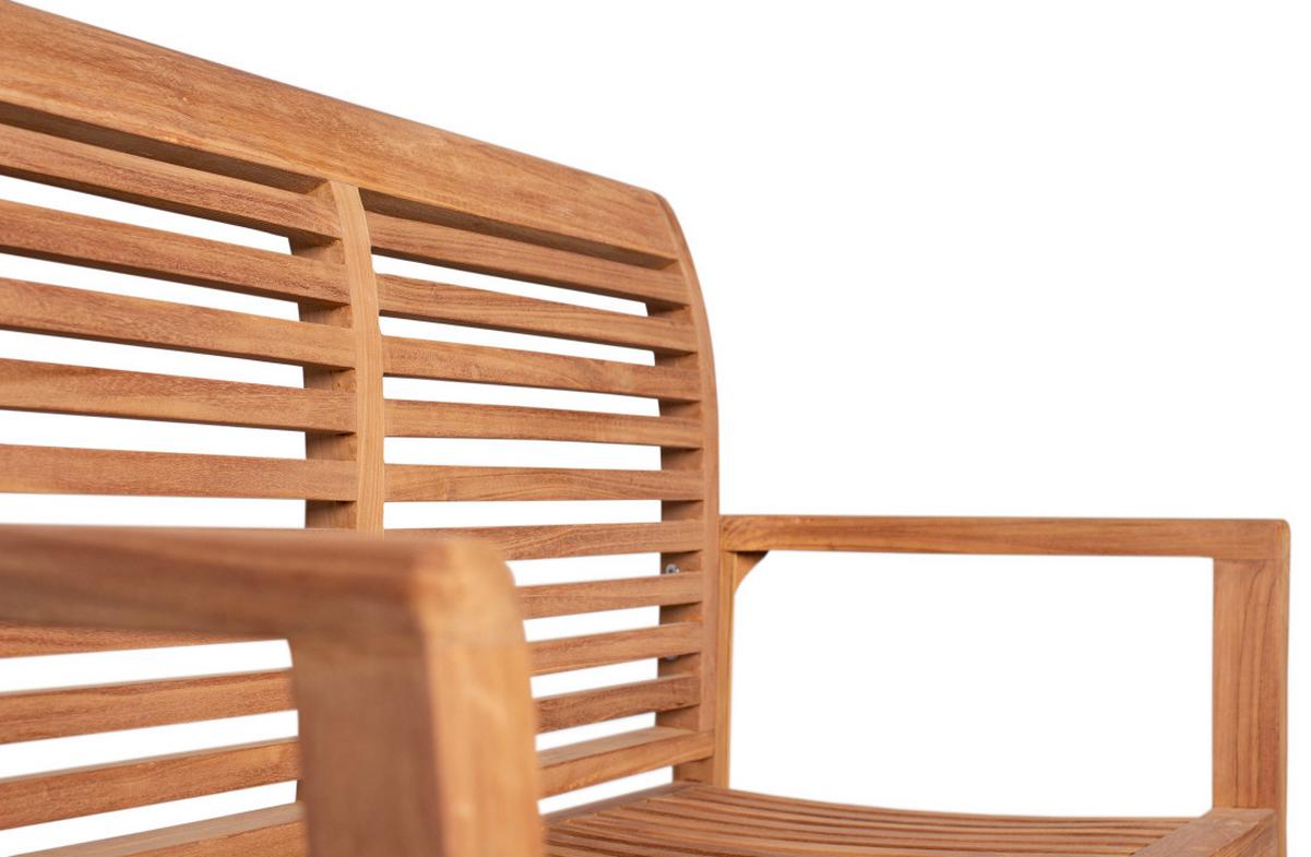 GARTENBANK WOODIE STAPELBANK LAMELLE - Basics, Holz (120/92/52cm) - Gardenson