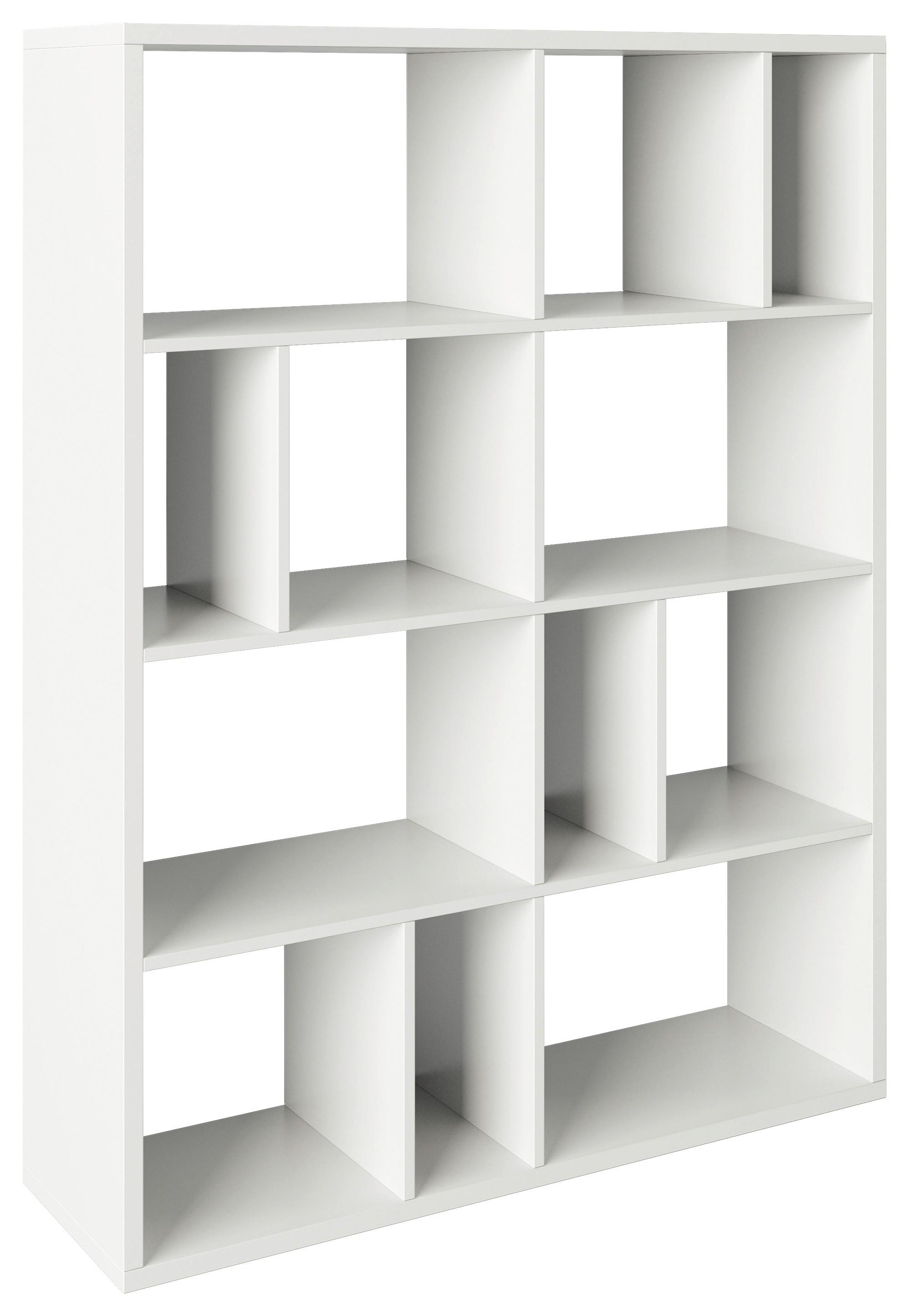 Regal Fortuna - Weiß, Basics, Holzwerkstoff (113/147/34cm) - MID.YOU
