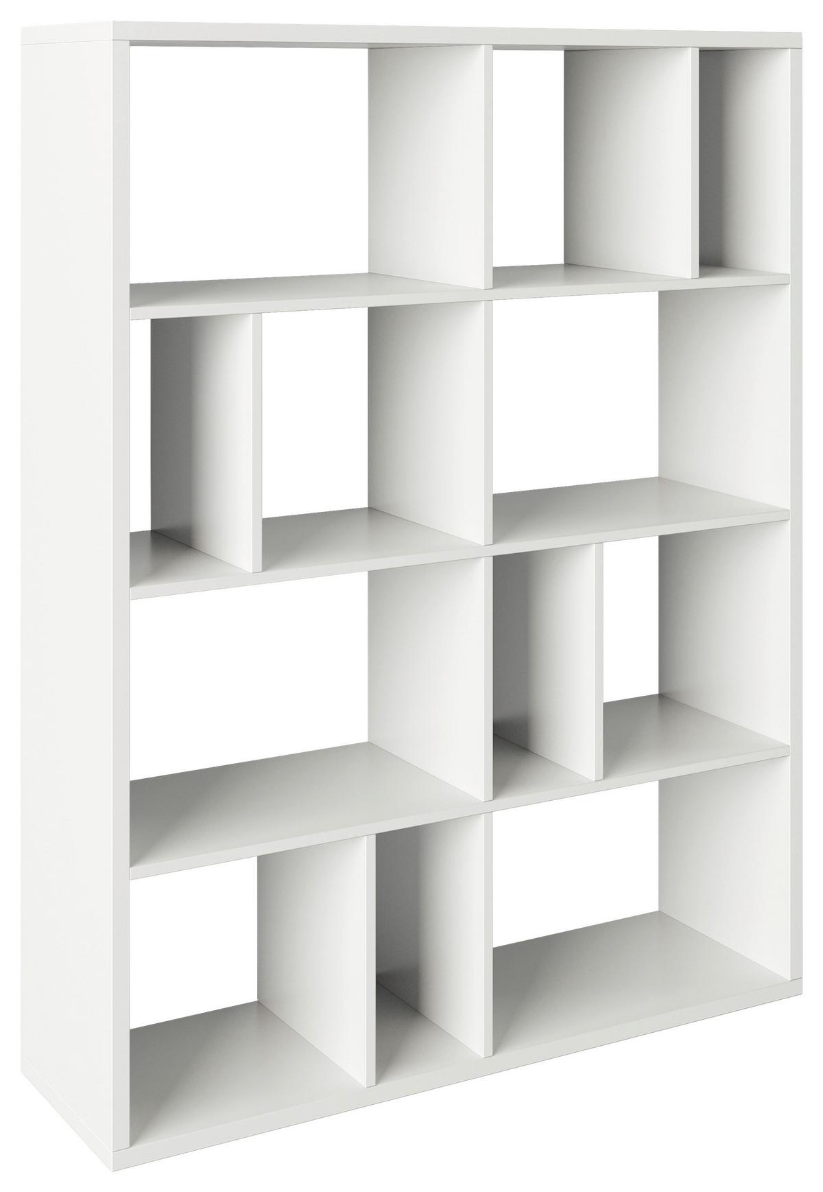 Regal Fortuna - Weiß, Basics, Holzwerkstoff (113/147/34cm) - MID.YOU