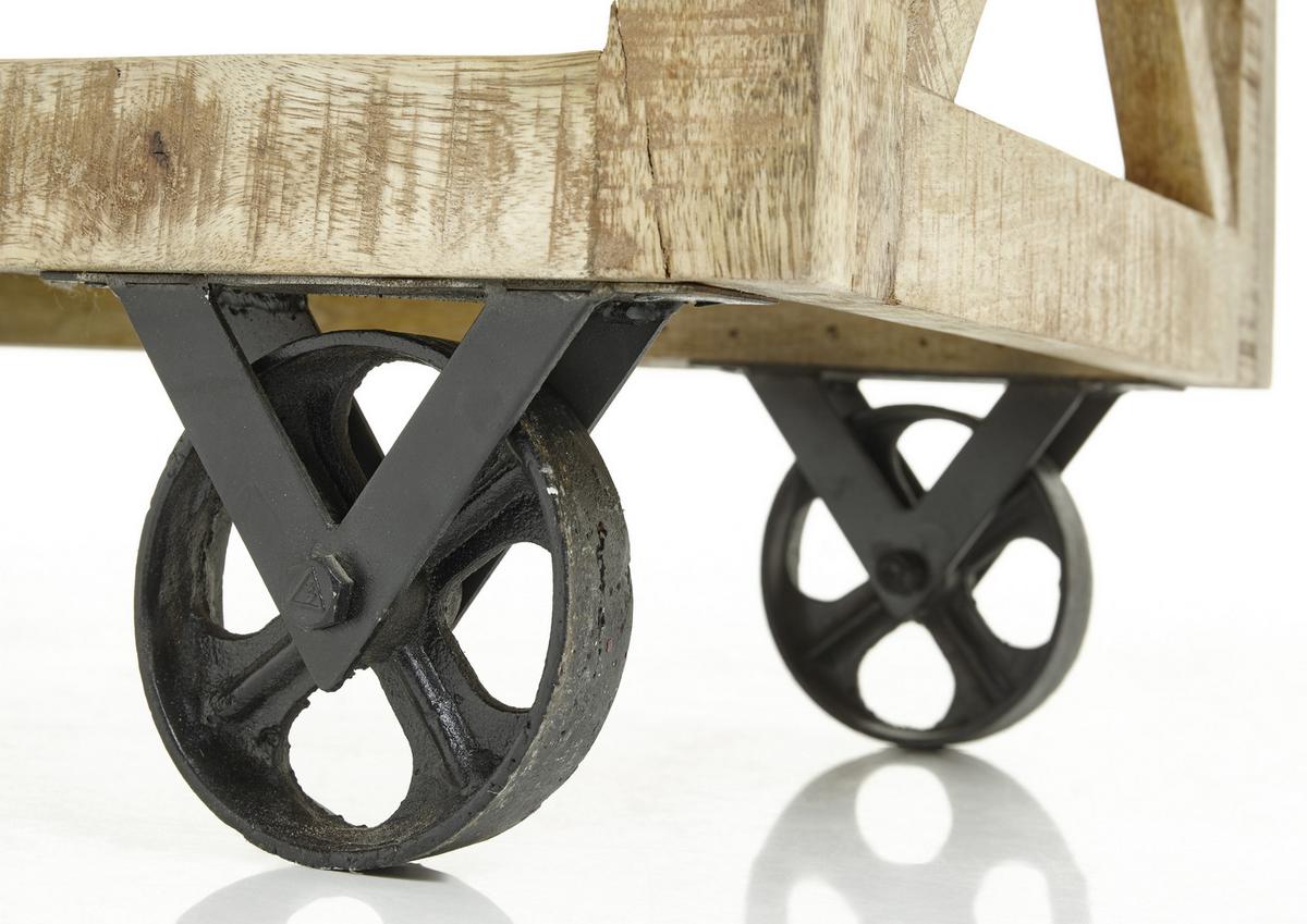 Barwagen Ferdi - Braun, MODERN, Holz (86/46/93cm) - Livetastic