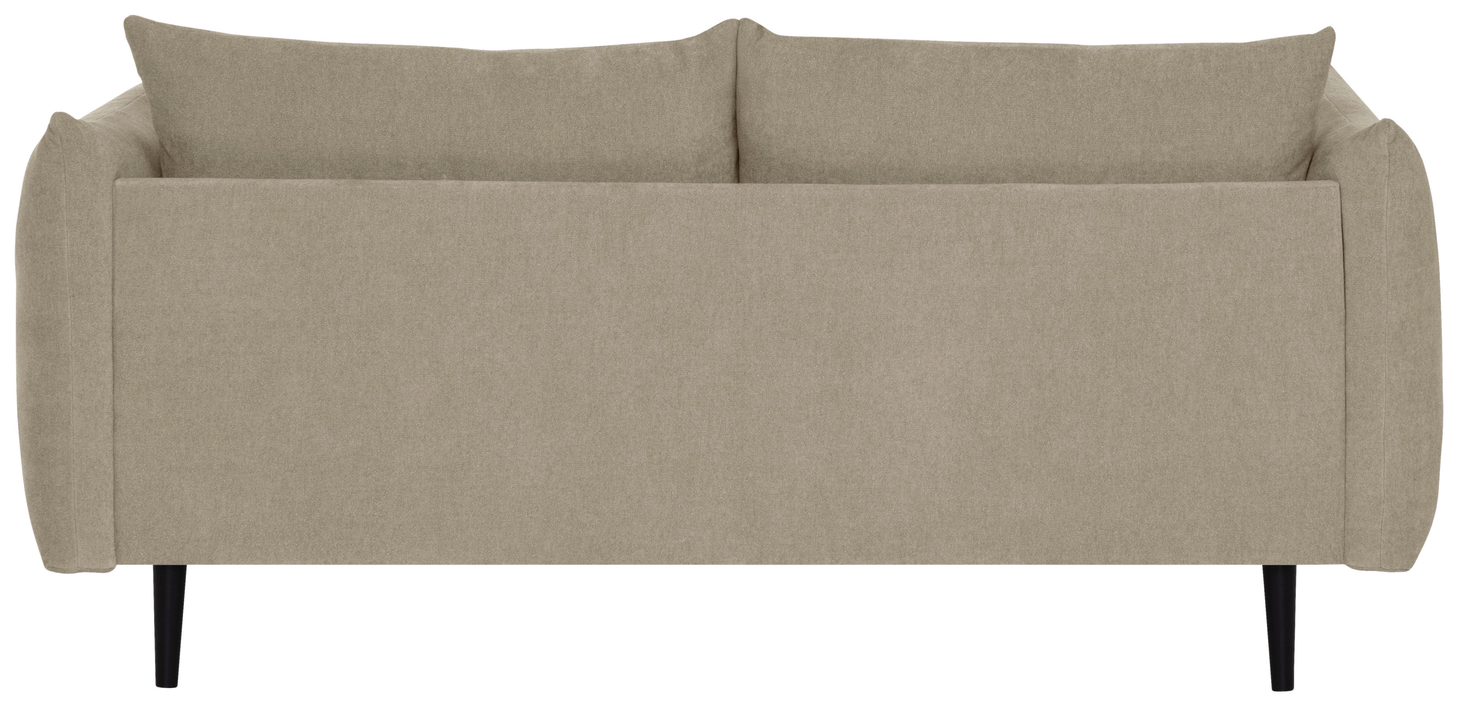 2,5-Sitzer Mysholm B: 193 cm Beige - Beige/Schwarz, KONVENTIONELL, Textil (193/86/102cm) - MID.YOU