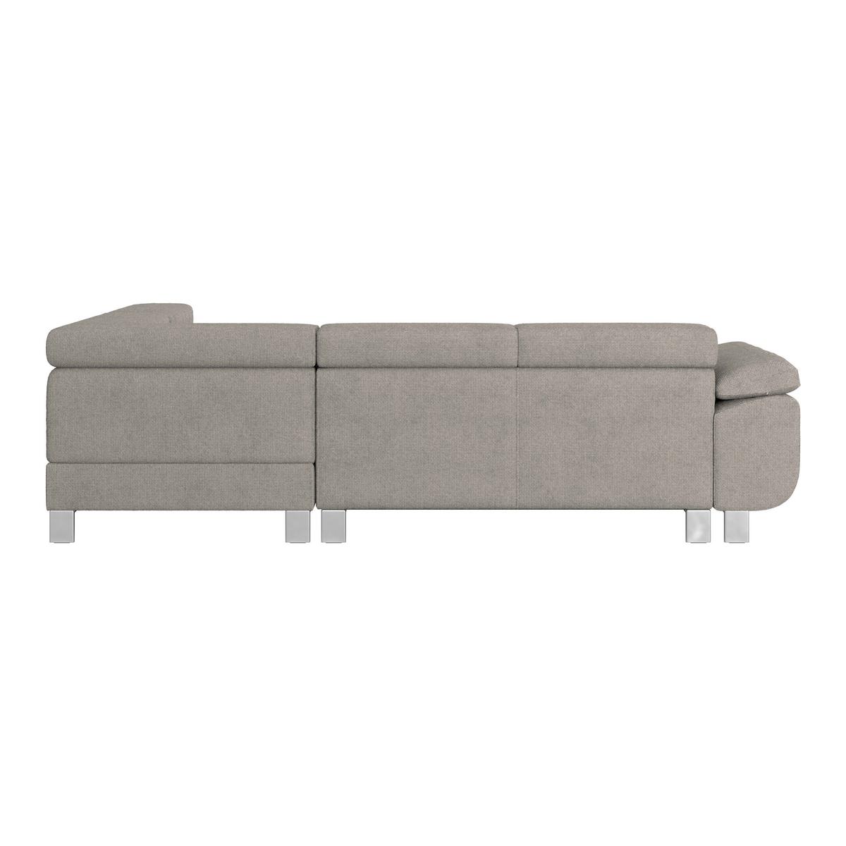 Ecksofa Savona - Graubraun, MODERN, Textil (270/230cm) - Ondega