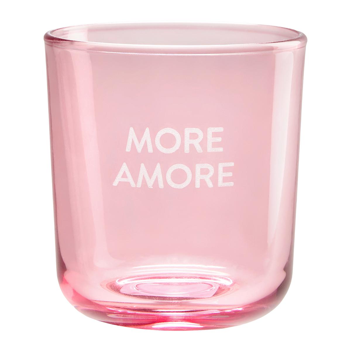 Pohár na pitie CANDY COLORS - orgovánová/svetložltá, Modern, sklo (8/8,8cm) - Mömax