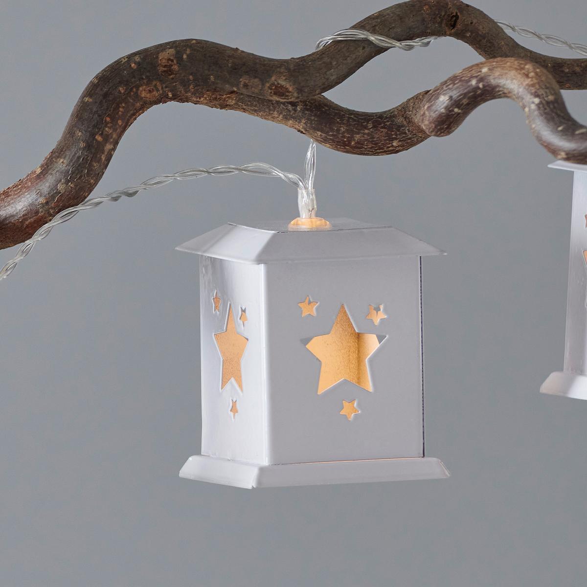 Vánoční světelný řetěz Chumo, 165cm - bílá, Moderní, kov (165cm) - Premium Living