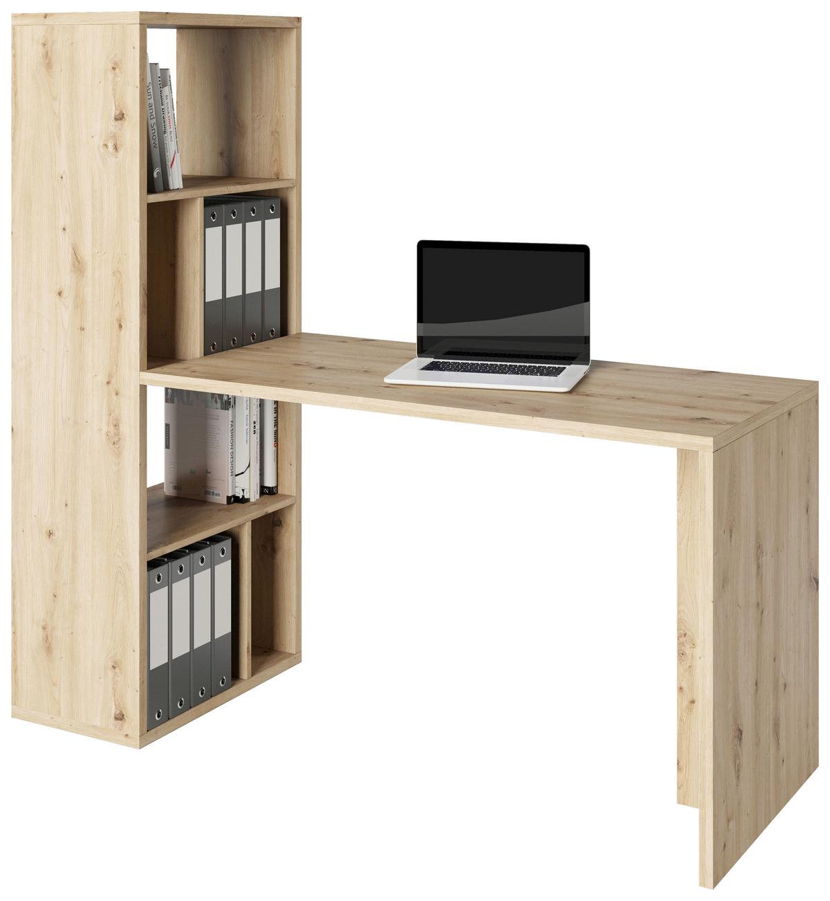 Regal Fortuna - Eiche Artisan, Basics, Holzwerkstoff (58/147/34cm) - MID.YOU