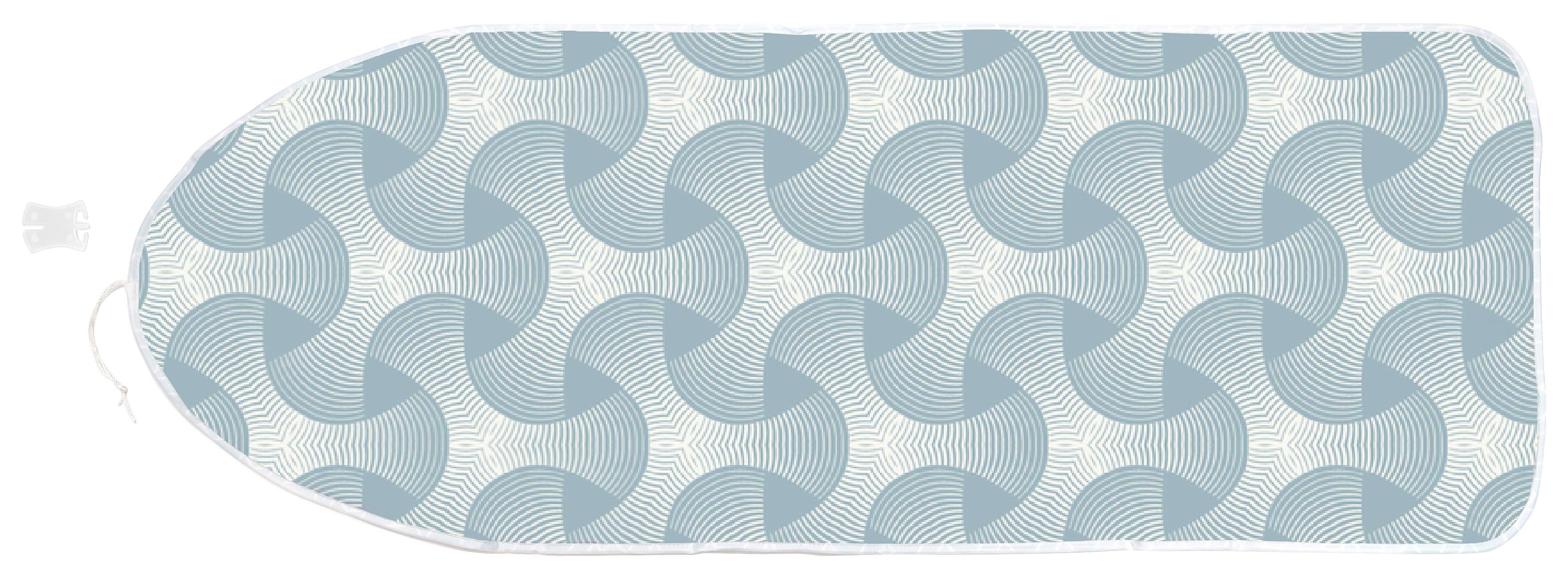 Bügelbrettbezug Bozena - Blaugrau, KONVENTIONELL, Textil (130/50/0,5cm) - Homezone