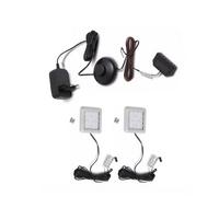 Einlegebodenbeleuchtungs-Set Light Up - Transparent, Basics, Kunststoff (22/8/5cm) - MID.YOU