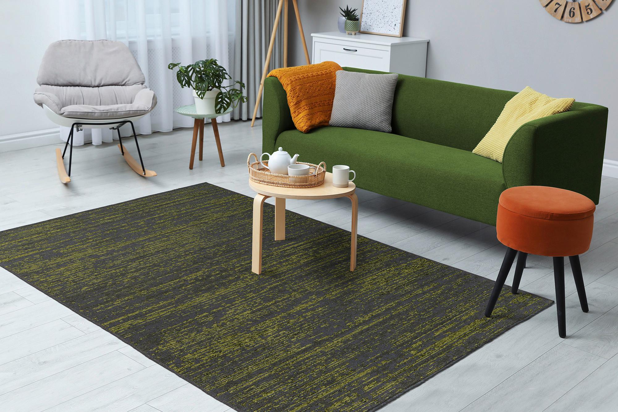 Teppich Kalevi 100 80x150 cm Kalevi 100 - Grün, KONVENTIONELL, Textil (80/150cm)