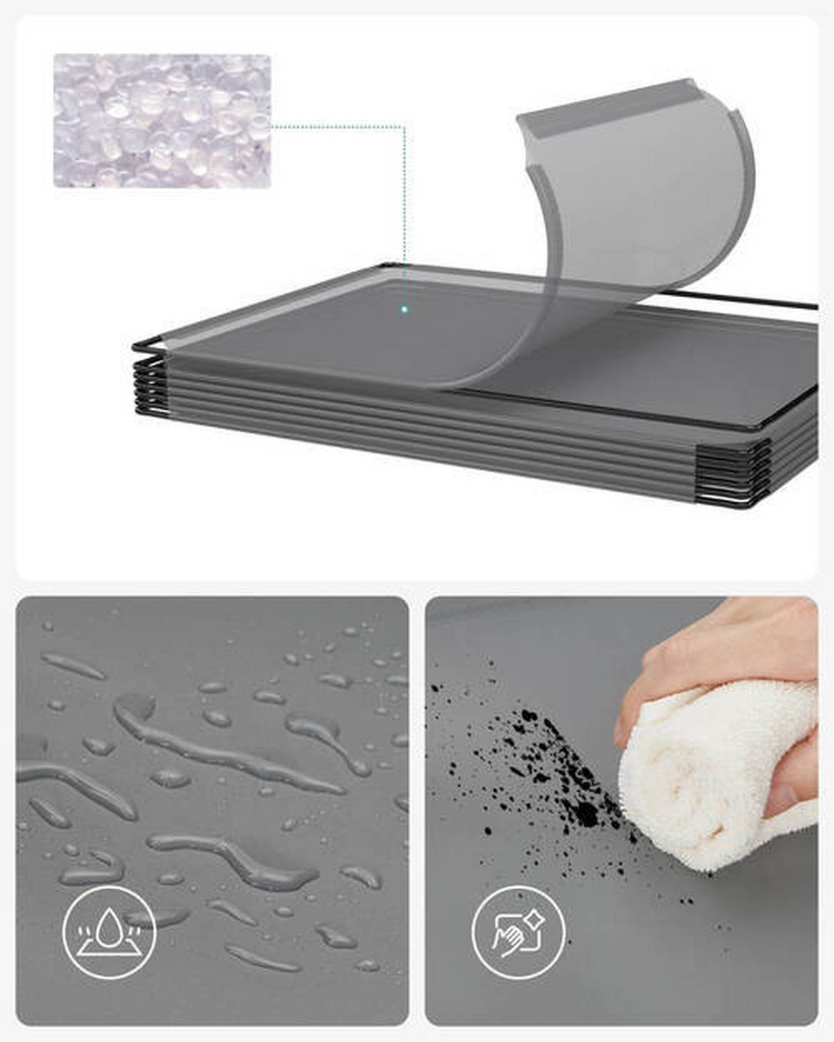 Regalkombination B: 153 Cm, Grau - Schwarz/Grau, Basics, Kunststoff/Metall (153/153/31cm) - Boxxx