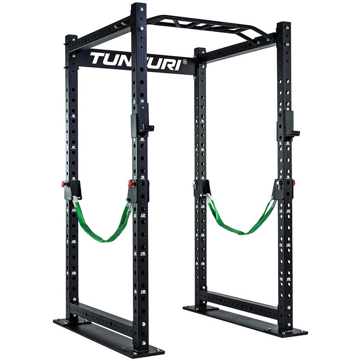 Kraftstation Zubehör Tunturi Rc20 Pro Power Rack - Schwarz, KONVENTIONELL, Metall (138,5/138,5/221cm)