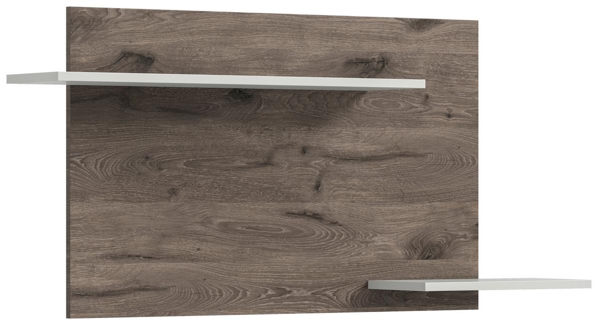 Wandboard Falcona B: 64 Cm Nox Oak Dekor Hellgrau Nb - Design, Holzwerkstoff (64/135/22cm) - MID.YOU