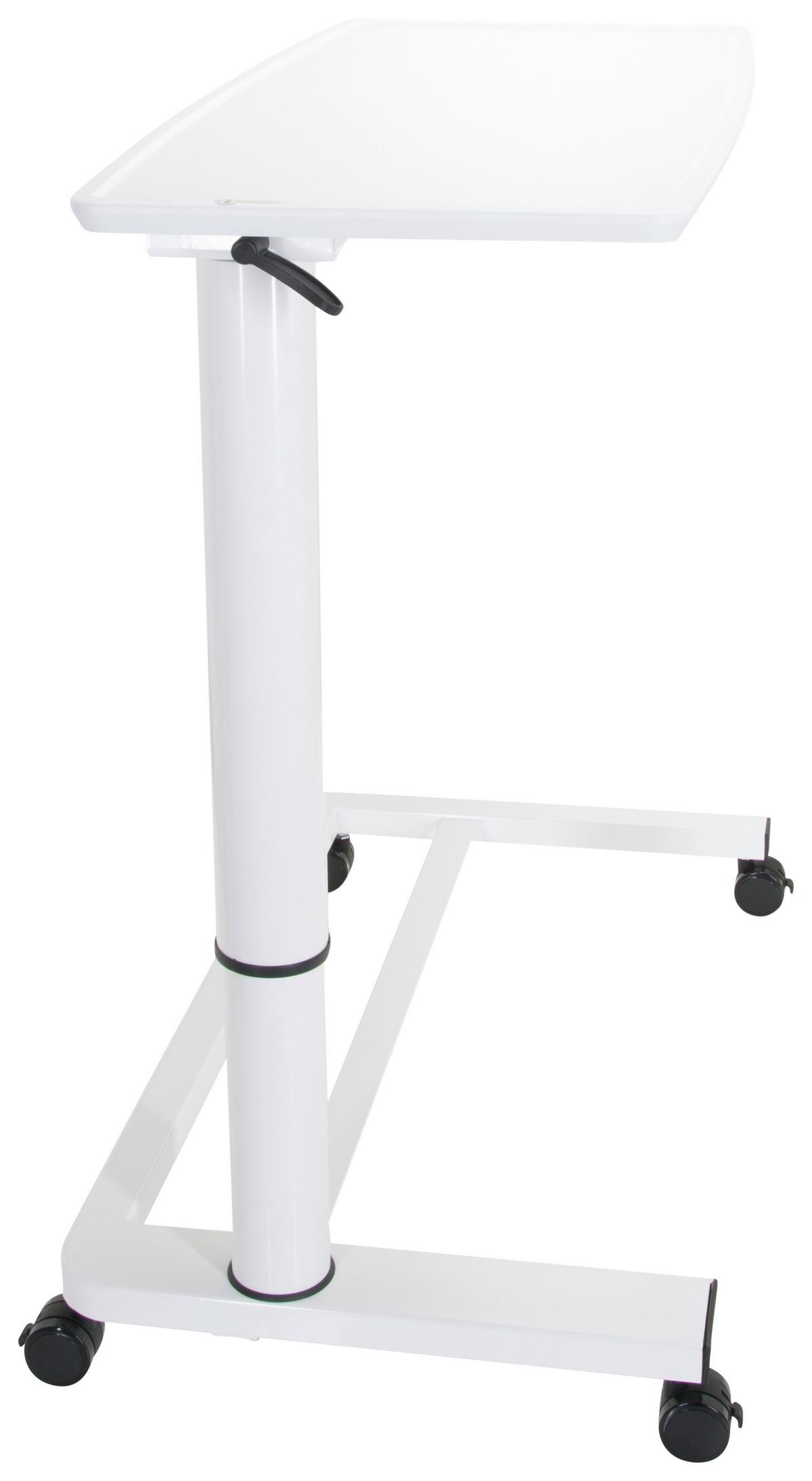 Beistelltisch Stand Ii Höhenverstellbar  Weiß - Weiß, Basics, Holzwerkstoff/Kunststoff (90/42/67cm) - MID.YOU