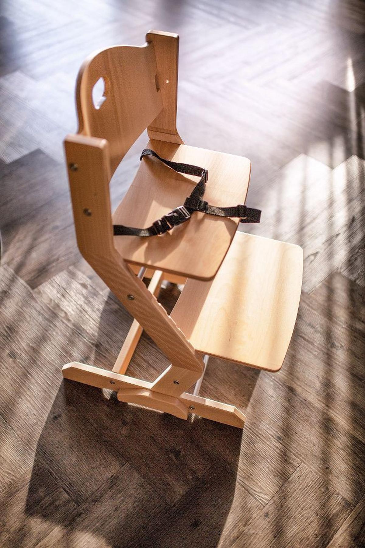 Kinderstuhl Buchefarben, L/b/h: 50x43x81cm - Buchefarben, Basics, Holz (50/43/81cm) - tiSsi