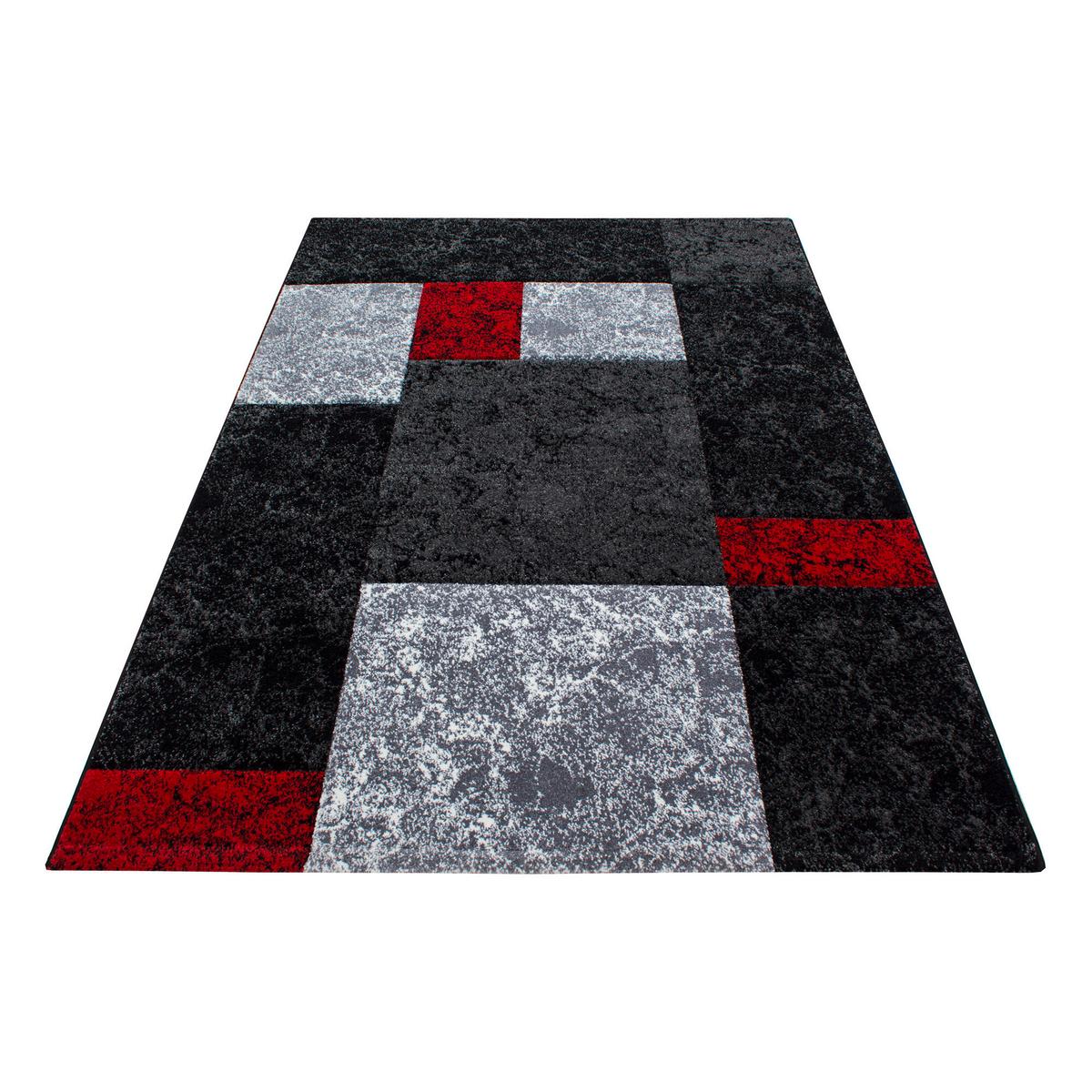 Flachwebteppich Hawaii - Rot, Design, Textil (240/340cm) - Novel