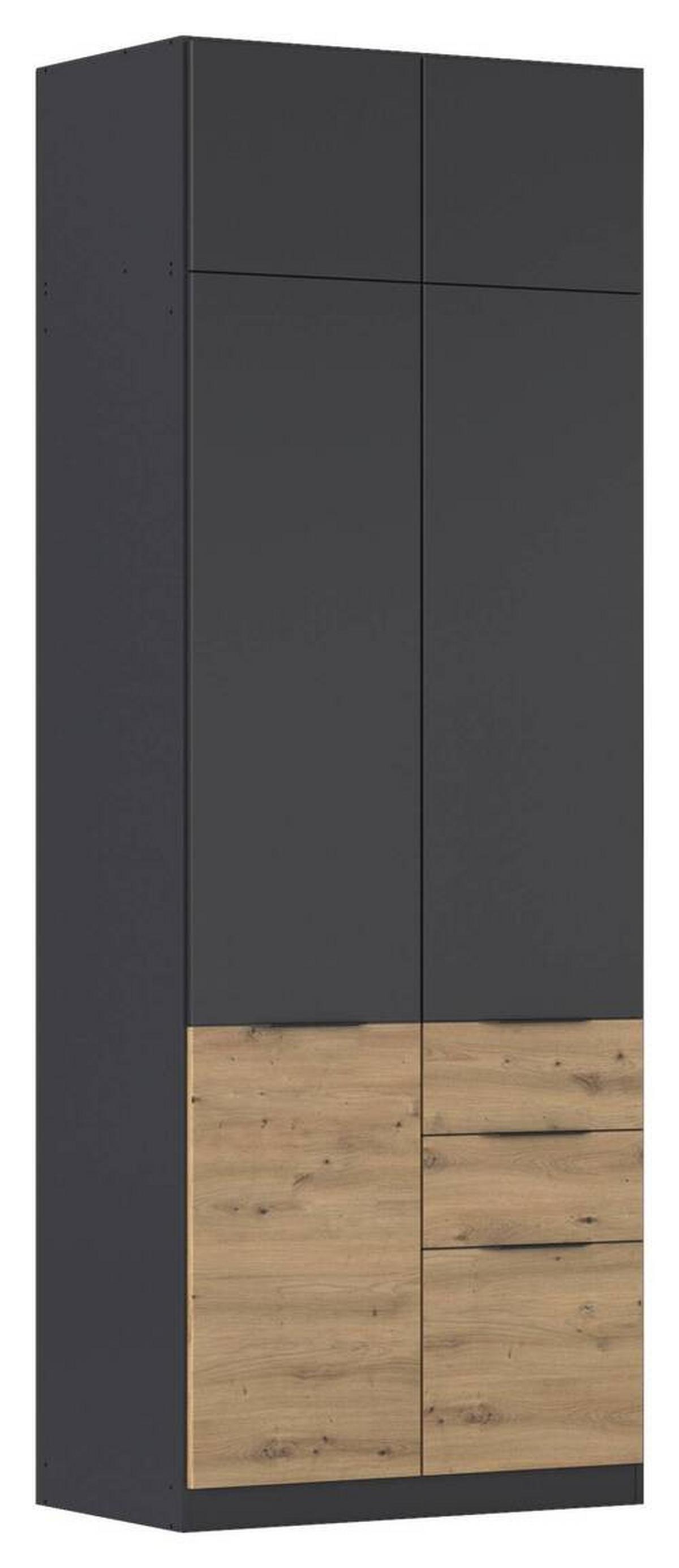 Nadstavec na skriňu MAX-EXTRA,2-dverový - sivá, Konventionell, kompozitné drevo (91/39/54cm) - James Wood