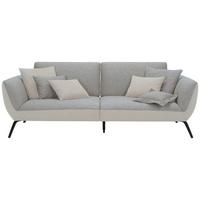 Veľká pohovka TRENDY PLUS, strieborná - čierna/strieborná, Modern, kompozitné drevo (260/93/124cm) - Premium Living