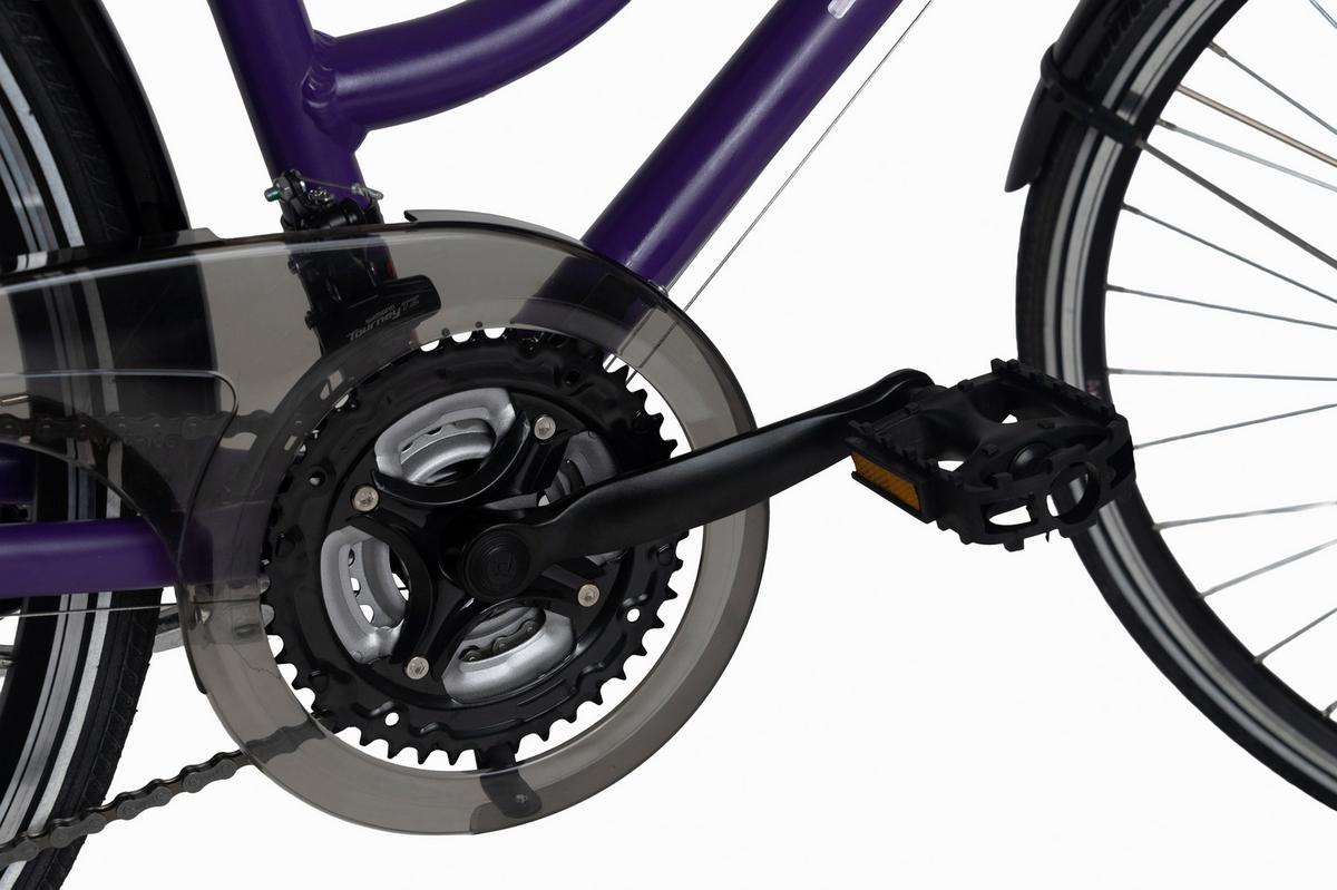 Trekkingrad lila - Lila, Basics, Metall (25cm)