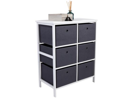 Regal Oliver - Weiß/Grau, MODERN, Holz/Holzwerkstoff (70/80/30cm) Regal Oliver - Weiß/Grau, MODERN, Holz/Holzwerkstoff (70/80/30cm)