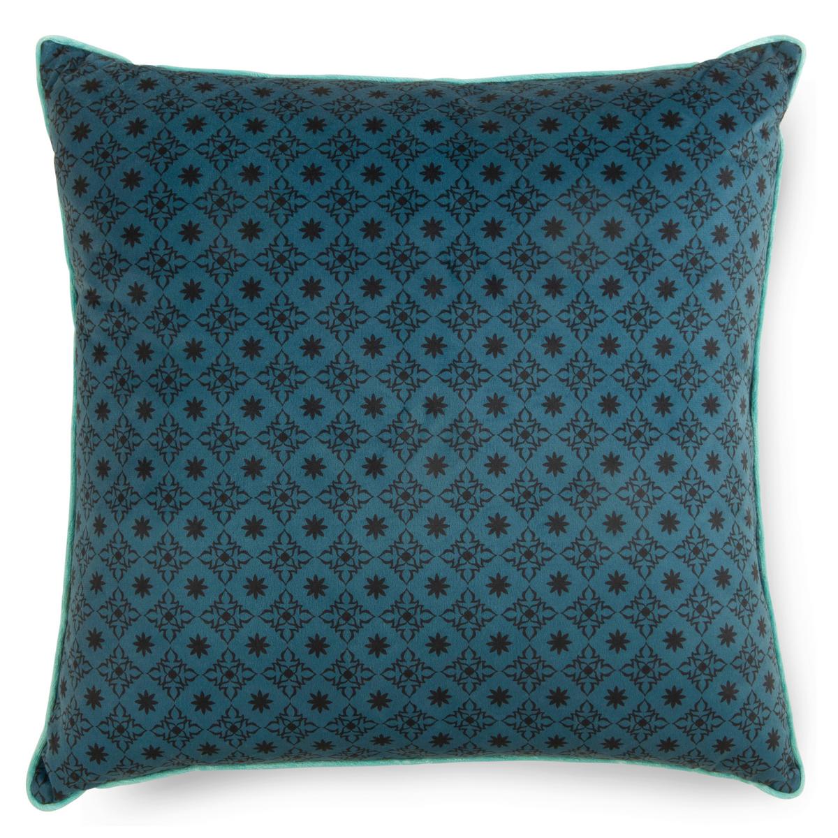 ZIERKISSEN NYAH - Blau/Multicolor, Design, Textil (48/48cm)