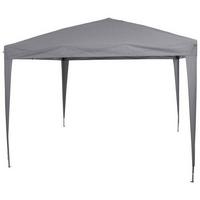 Pavillon Starter Bht 3x2,6x3 M Mit Tragetasche - Grau, KONVENTIONELL, Textil/Metall (300/260/300cm) - Siena Garden