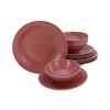 Tafelservice 21629 Orient Mandala - Dunkelrosa, Trend, Keramik - Creatable