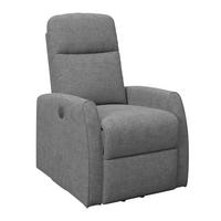 Fernsehsessel Athen Micorfaser hellgrau, B: 67,5cm - Hellgrau, MODERN, Holz/Textil (67.5/107/88.5cm)