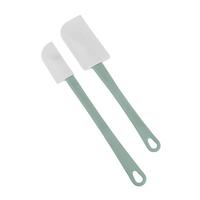 Teigschaber Martin, 2er B/l: Ca. 5/24 Cm - Weiß, Basics, Kunststoff (5/24cm) - Metaltex