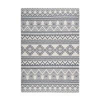 Webteppich Anthrazit/creme Yoga 120x170 Cm - Anthrazit/Creme, Basics, Textil (120/170cm) - Kayoom