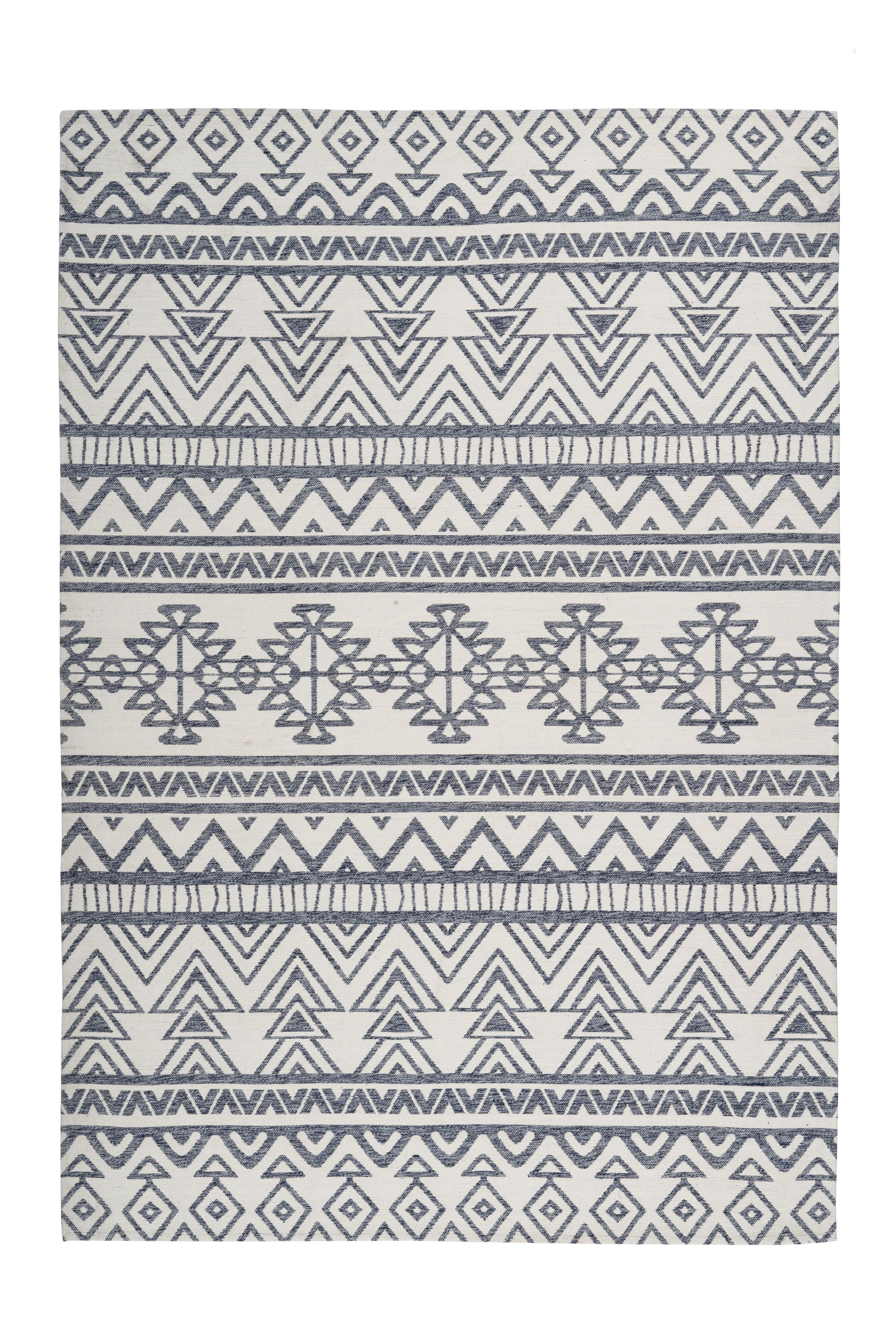 Webteppich Anthrazit/Creme Yoga 200x290 cm