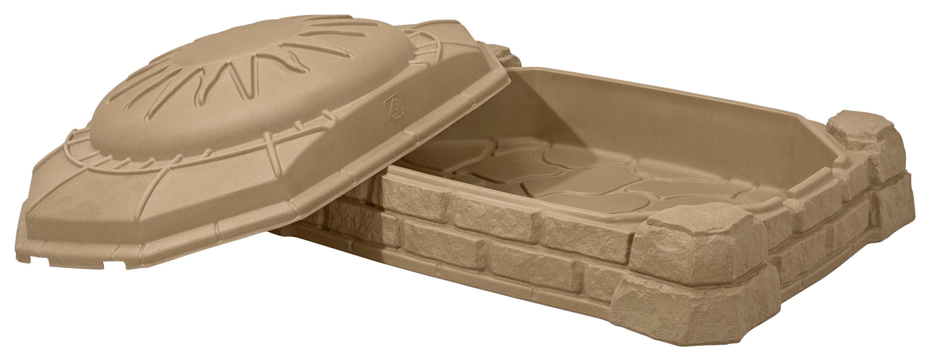 Sandkasten 7220kr - Braun, KONVENTIONELL, Kunststoff (111,8/39,4/81,2cm) - Ambia Garden