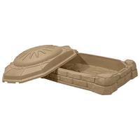 Sandkasten 7220kr - Braun, KONVENTIONELL, Kunststoff (111,8/39,4/81,2cm) - Ambia Garden