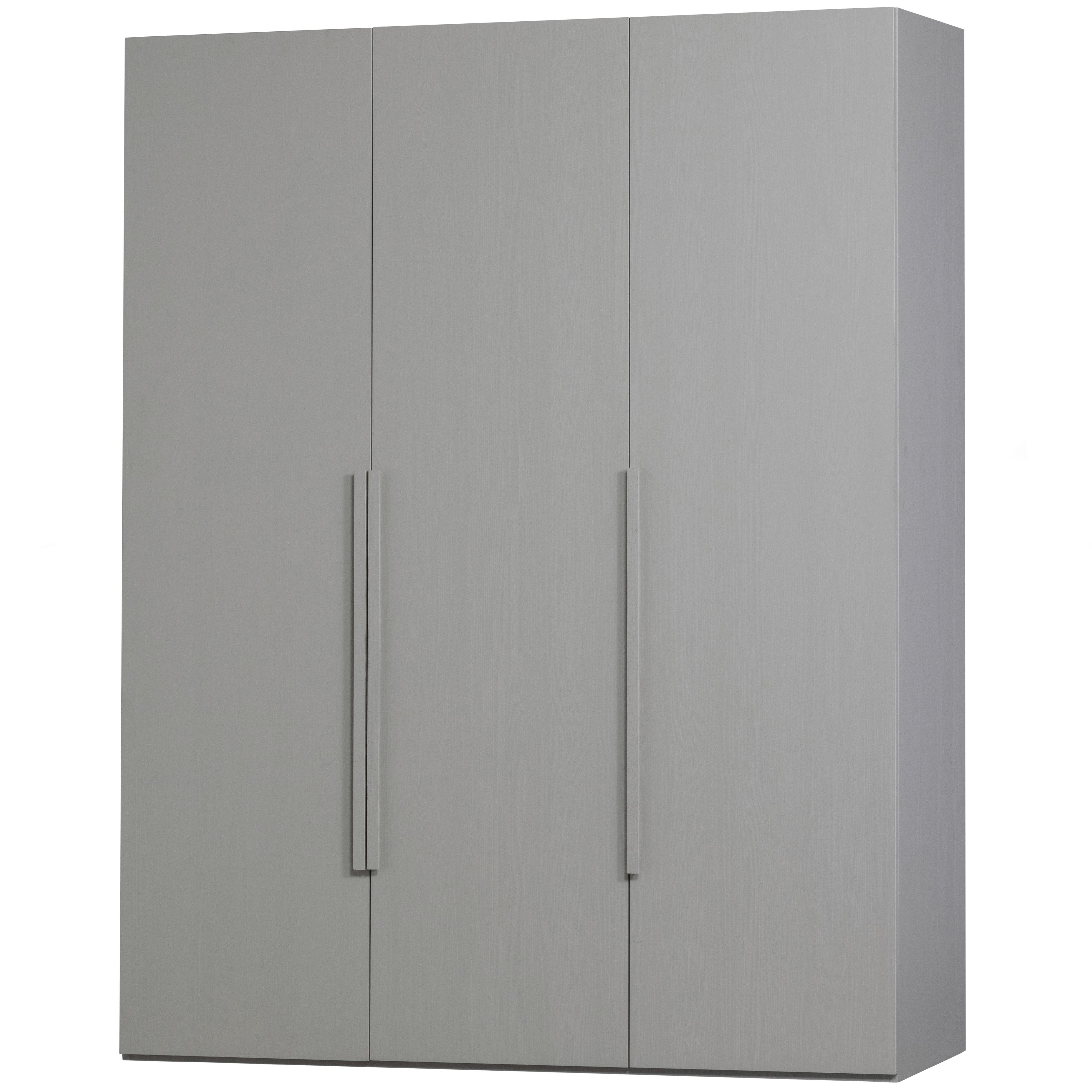 Drehtürenschrank Rens, Grau B: 165 Cm