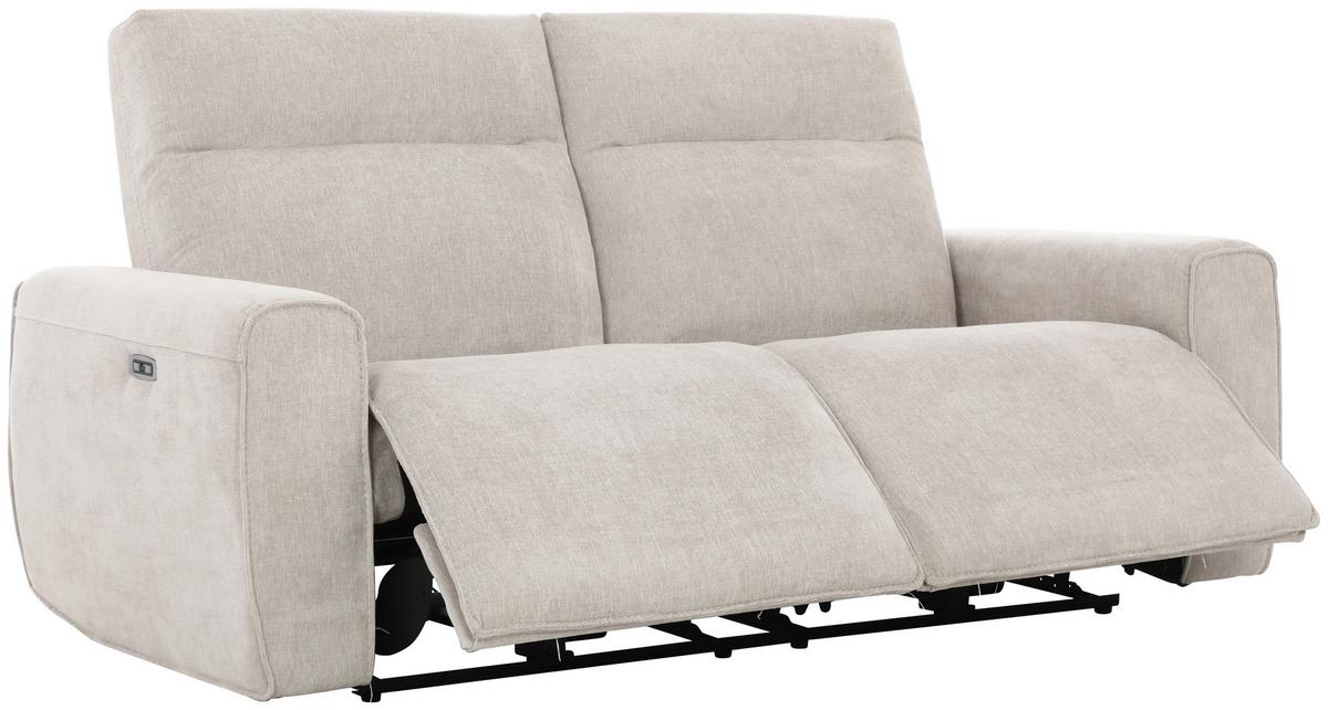 Kanapé 3-üléses Paco - bézs, Modern, textil/fa (198/102/93cm)