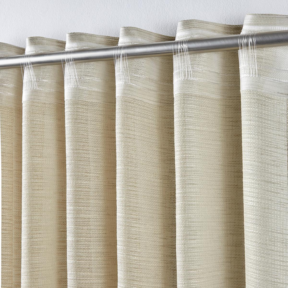 HOTOVÝ ZÁVES Eva, 140/255cm, béžová - béžová, Romantik / Landhaus, textil (140/255cm) - Premium Living