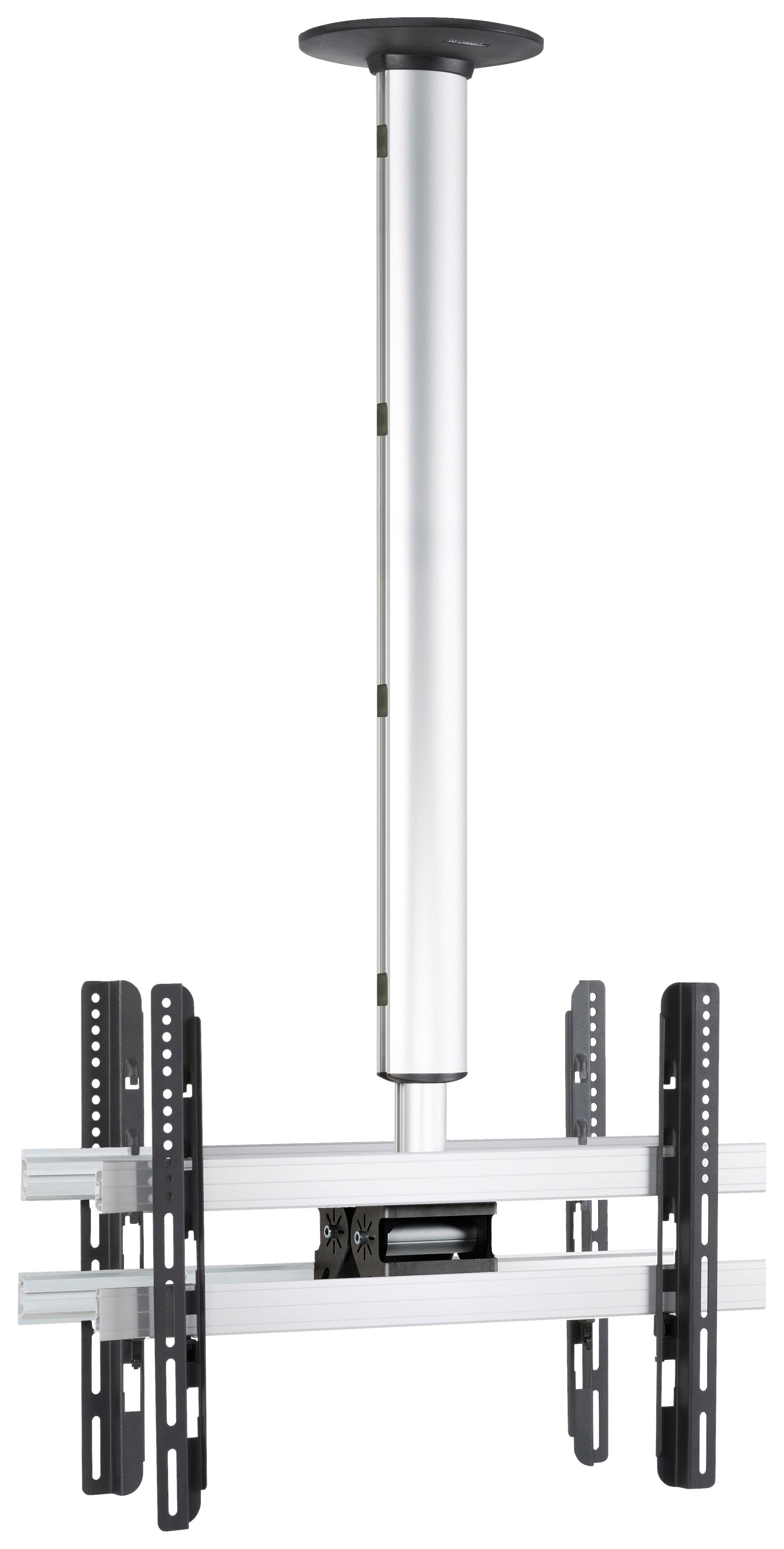 TV- Halterung CM Silberfarben B: 62 cm - Silberfarben, MODERN, Metall (62/127/19cm) - MID.YOU