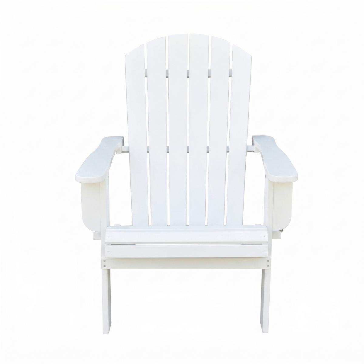 Garten-Relaxsessel Akazie - Weiß, Basics, Holz (84/69/93cm)