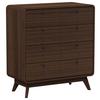Kommode Cassie Braun/Walnussfarben 80 cm - Walnussfarben/Braun, Design, Holzwerkstoff (80/88/39cm) - MID.YOU