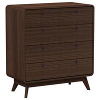 Kommode Cassie Braun/Walnussfarben 80 cm - Walnussfarben/Braun, Design, Holzwerkstoff (80/88/39cm) - MID.YOU
