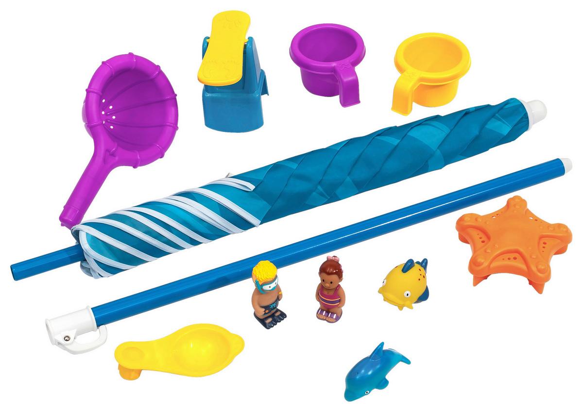 Wasserspieltisch Spill & Splash - Blau/Multicolor, KONVENTIONELL, Kunststoff (109,9/57,2/63,5cm) - Ambia Garden